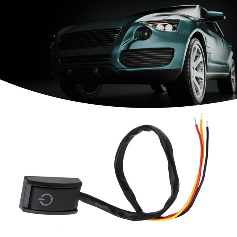 DC 12V 200mA Car DIY Switch Paste Type Sticky Button