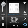 10 inch Rainfall Shower Head Combo Stainless Steel, THE FIRST
