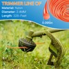 Custry String Trimmer Line 0.095"-328FT Nylon Replacement Line for Garden