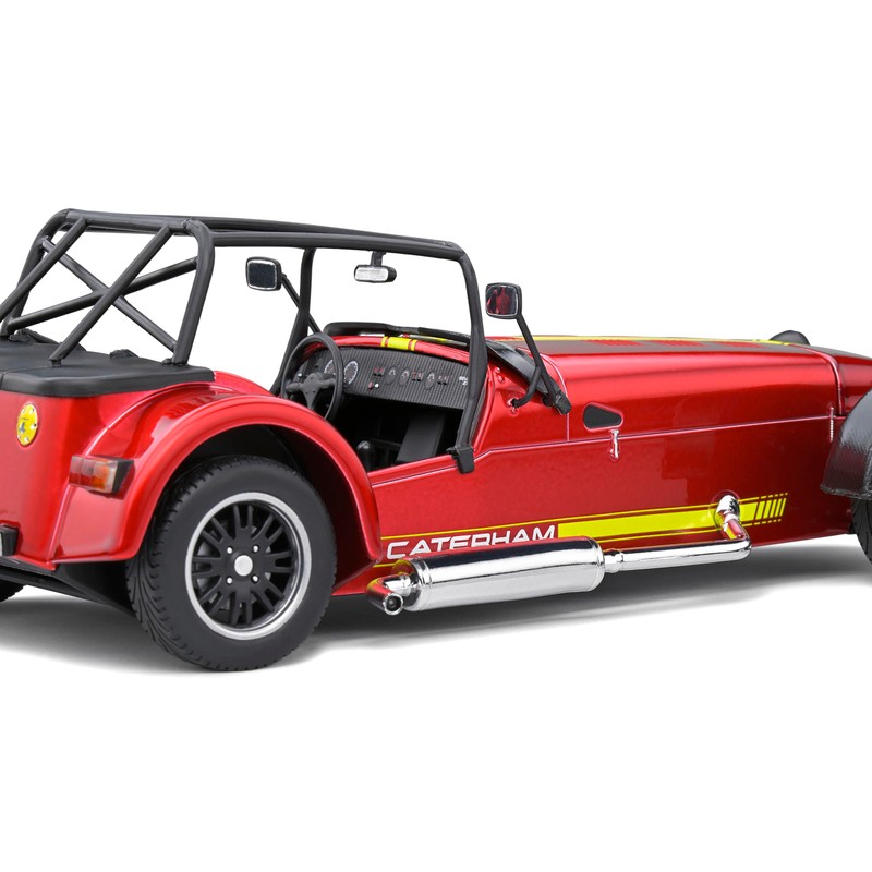Solido Caterham Seven Model Vehicle 1:18 Red/Yellow