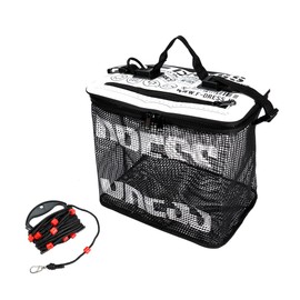 DRESS Folding Floating Scarf, White, M, Stealth Black, EVA, Multi-functional, Fishing, Fishing Case, Back, Tackle Bag, Box, Stringer, Utilization, Bucket