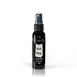 Well Hung Spray - Fresh Linen Scented - Room/Car Air Freshener Spray – 2 Ounce Spray Bottle