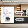 94.5 x 23.6 in Acoustic Wood Wall Panels,3D Flexible Soundproof