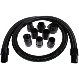 8 ft. Dust Collection Hose with 1.5" Diameter and Complete Work Station Adapter Set