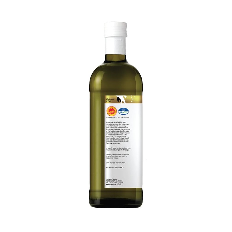Iliada Kalamata PDO Extra Virgin Olive Oil, 1Lt | Multi-awarded