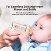 Natural Nursing Glass Baby Bottle - with Anti-Colic Vent System