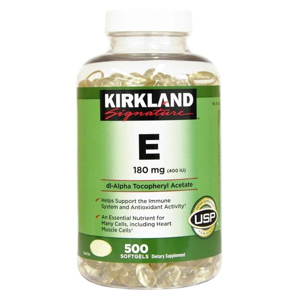 Kirkland Signature Vitamin E 400 I.U., 2000 Soft Gels