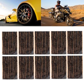 Tyre Repair Plugs, 100pcs 100 x 3mm Tyre Repair Plugs, Tubeless Tires, Rubber Sealing Strips, Puncture Recovery for Motorcycle Car