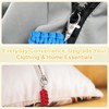 YELARXI Paracord Zipper Pulls, Reflective Polyester Zipper Pulls Woven Rope,