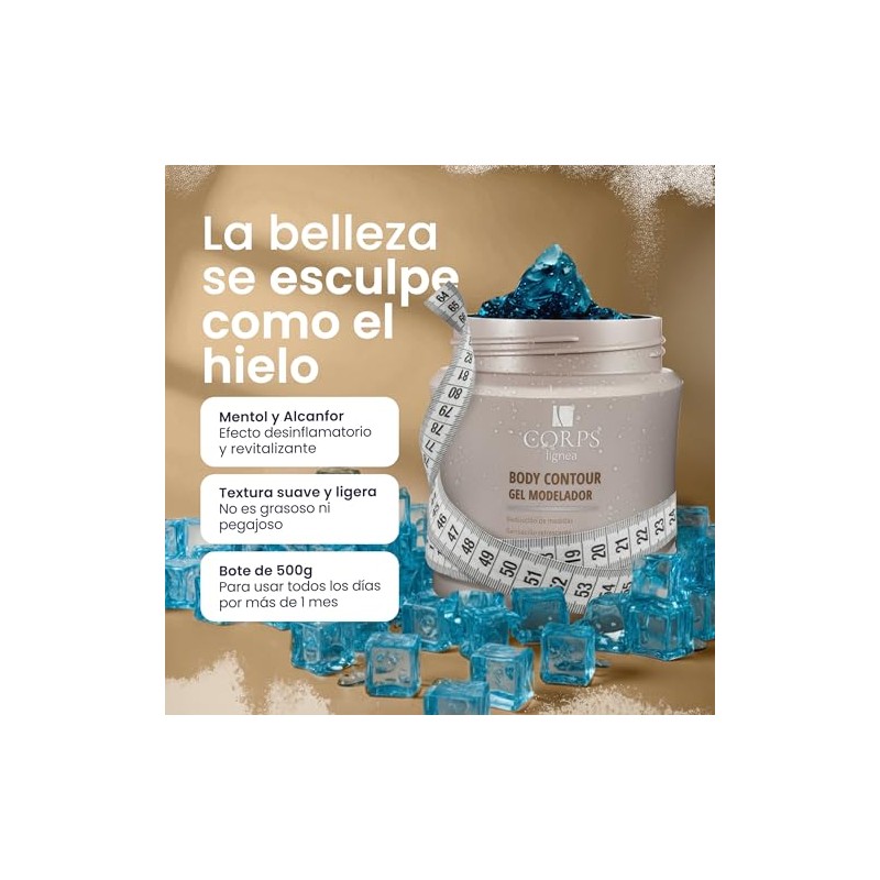 Gel Cryoactive Corps by Hinode reduce medidas y aplana abdomen