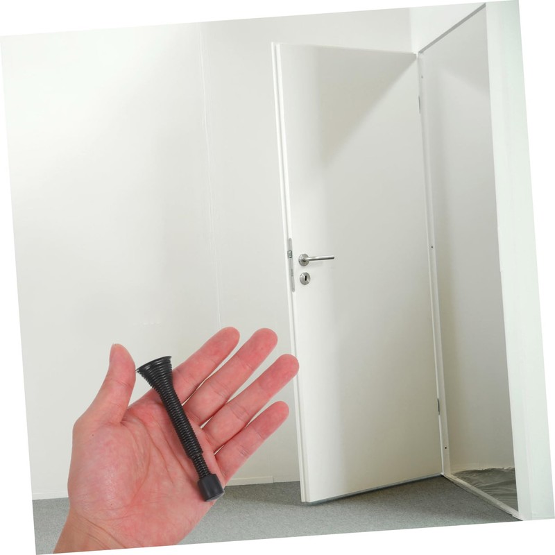 SHINEOFI Heavy Duty Spring Door Stopper Bumper Safety Door Protector