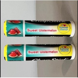 ChapStick 2 Limited Edition SWEET WATERMELON Chapstick Lip Balm Brand New Sealed