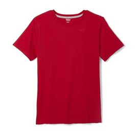 French Toast Boys' Short Sleeve Crewneck Tee,Red,2T