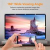 Indoor Projector Screen 80 inch Movie: Foldable Projection Screens 4K