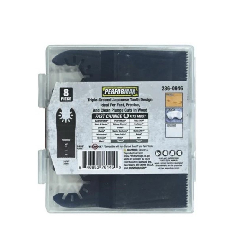 Performax 1-5/16'' End cut oscillating multi-tool saw blade 8 pack