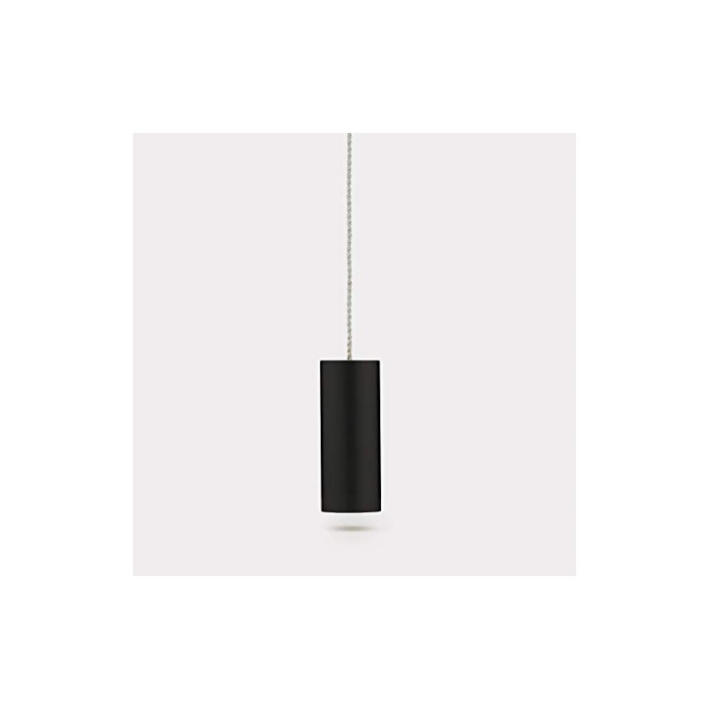 Pushka Home Contemporary Solid Brass Matte Black Cylindrical Bathroom Toilet