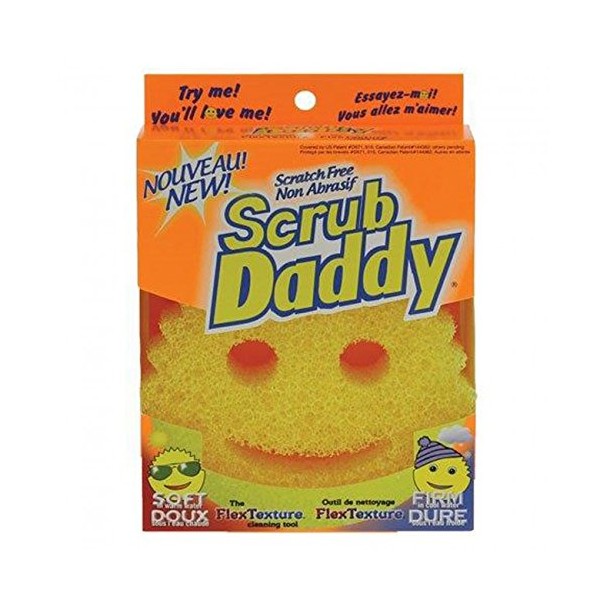 Scrub Daddy All Purpose Cleaning Sponge (Yellow) - Pack of 2