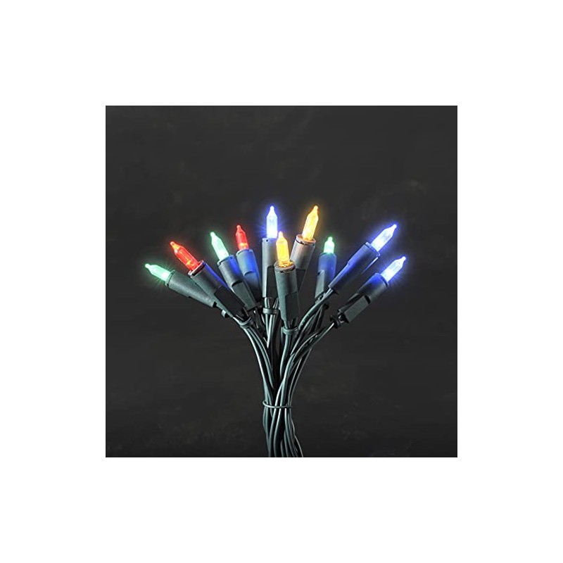 Konstsmide LED 6302–500 Minilichterkette 35 Multicoloured Diodes/Retro Design / 230