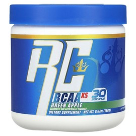 Ronnie Coleman Vital Edition BCAAXS Green Apple 189g (6.67oz) RCB-00845, 1 piece, 189g / 로니 콜먼 Vital 에디션 BCAAXS 그린 애플 189g(6.67oz) RCB-00845, 1개, 189g