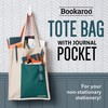 IF Bookaroo Tote Bag - Aubergine & Cream