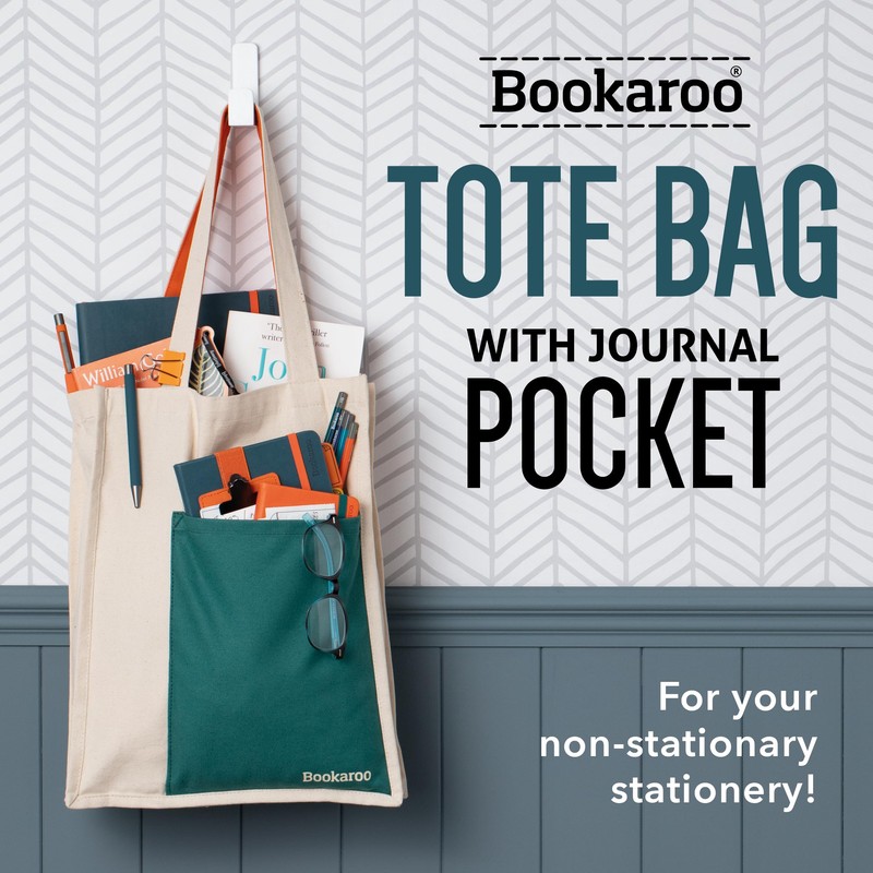 IF Bookaroo Tote Bag - Aubergine & Cream