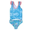 Girls Swimsuit with Fun Designs (2T) Rose