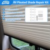 RV Pleated Shade Repair Kit, for Camper Replacement Blinds Pleated