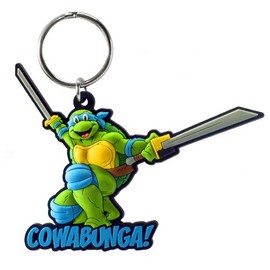 Nickelodeon Leonardo Soft Touch PVC Key Ring