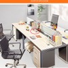 4-Piece 60mm Desk Cable Grommets, Computer Desk Metal Cable Hole,
