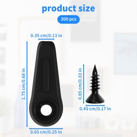 150 Pcs Picture Frame Backing Clips, Picture Frame Turn Button Fasteners with 150 Pieces Screws, Picture Frame Hardware Backing Clips Photo Frame Hardware Clips for Hanging Pictures, Photos