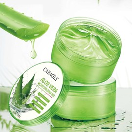 CABAOLY-Organic Natural Pure Aloe Vera Gel Face, Non-Sticky Aloe Vera Gel That Naturally Moisturizes and Relieves Sunburn and Deeply Moisturizes