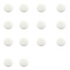 10PCS Fabric Cloth Covered Button,Metal Shank Round Sewing Buttons,White Buttons