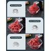 Electric Meat Grinder, Sausage Stuffer with 3 Sausage Tubes, 2