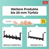 MDCASA Premium Door Hooks, Door Hooks for Hanging Including Felt