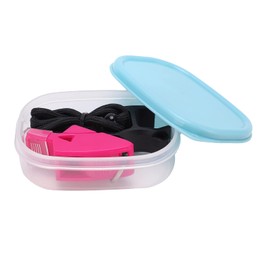Culnflun Whistle, Competition Whistle E with Lanyard and Storage Box Coaches Referees Clear Sound Lightweight Various Places (Pink)