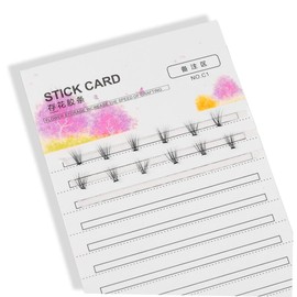Ipetboom Eyelash Holder Cards 10 Pcs Lash Storage Cards for Efficient Eyelash Work and Display