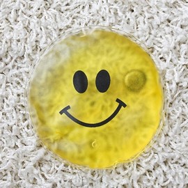 Multi-use portable hand warmer, winter supplies, snap hand warmer smile