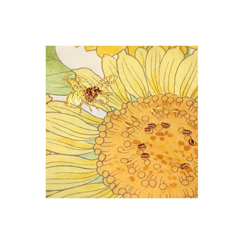 GIFT for Japanese Handkerchief 向日葵, Orange Case with Kyoto Prophecy