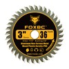 FOXBC 3 Inch Carbide Circular Saw Blade 36 Tooth for