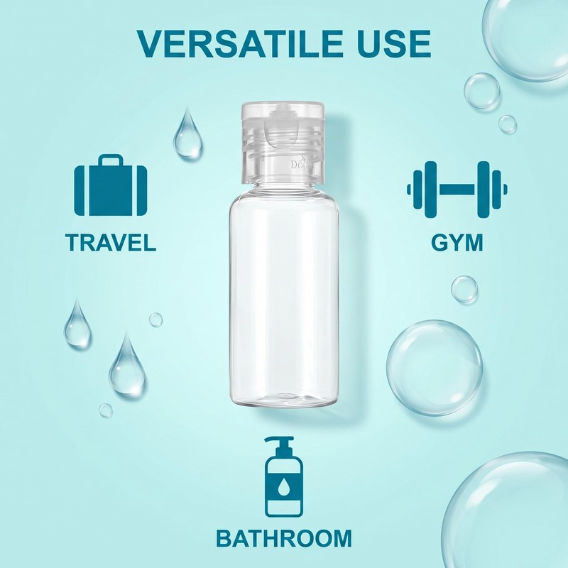XENQITO 10 Pezzi Bottiglie Da Viaggio 20 Ml, Flaconi Liquidi