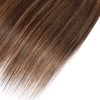 Muaowig P4/27 Straight Human Hair Bundles Highlight Brazilian Remy Hair