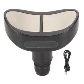 18mm Muscle Massage Replacement Head 6 Levels Microcurrent 3 Gear Hot Compress Heating Fascia Massage Head Arc Shaped