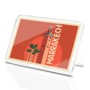 Classic Rectangle Magnet with Stand - Marrakech Old Tower Palm