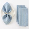 HSOFTIFY 100% Pure Linen Napkins 20x20 Inches Set of 4,