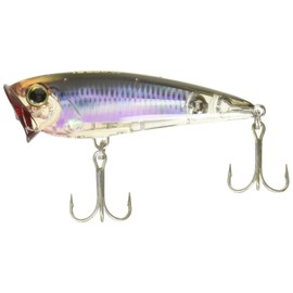 YO-ZURI Lure, Popper, 3D Inshore Popper (F), 2.8 inches (70 mm), 0.3 oz (8.5 g), R1210-RMT-Real Mallet