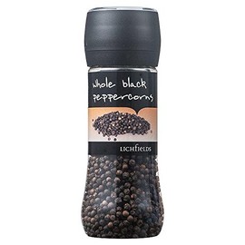 Lichfields Whole Black Peppercorns 200g x2 (400g)