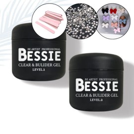 classic nail Bessi Gel Nail Clear & Builder Gel 50g + 30 parts / 베씨젤네일 클리어&빌더젤 50g+파츠30개