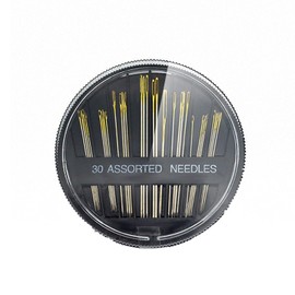 Sewing Needles 29mm 36mm 41mm 42mm 46mm 50mm for Patchwork, Quilting, Sewing Needles, Sewing Needles, Gold Tail Needles (Pack of 30)
