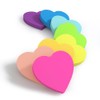 8 Pads- 75 x 75 mm Heart Shaped Cute Sticky