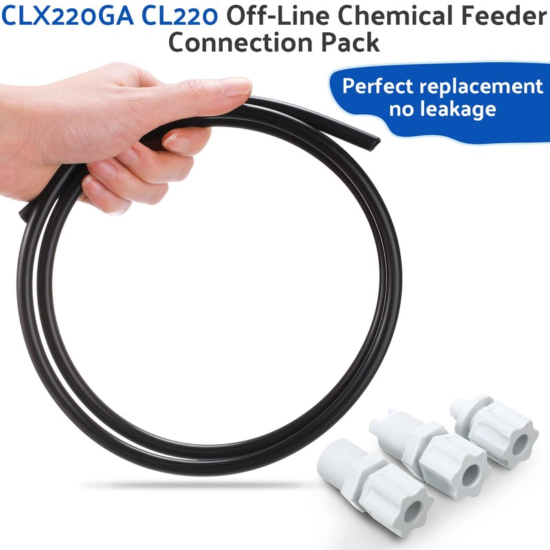 Tondiamo 2 Sets Offline Chlorinator Feeder Replacement Parts Kit Compatible